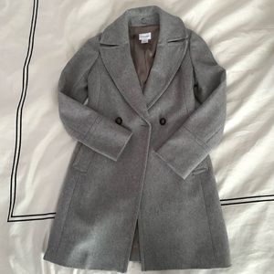 Club Monaco grey wool coat.